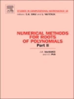 cover image of Numerical Methods for Roots of Polynomials--Part II
